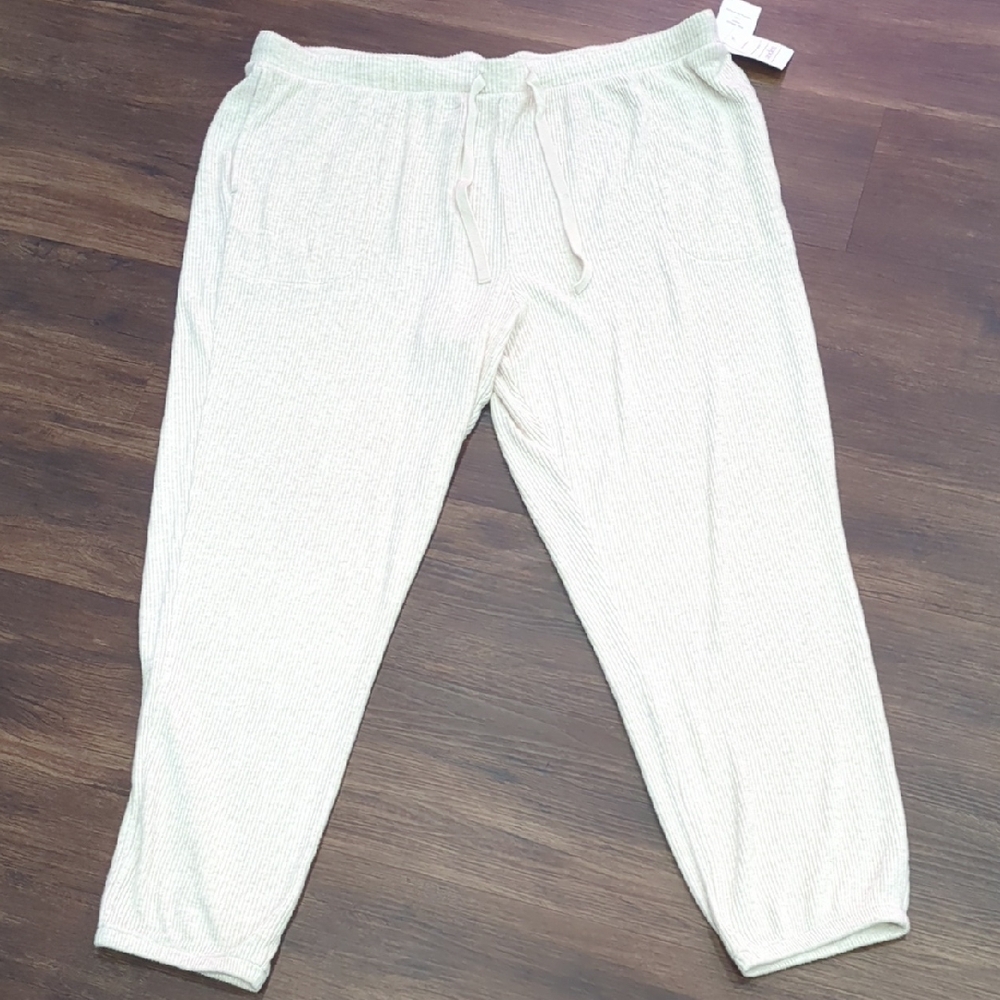 Auden Cream Sleepwear Joggers